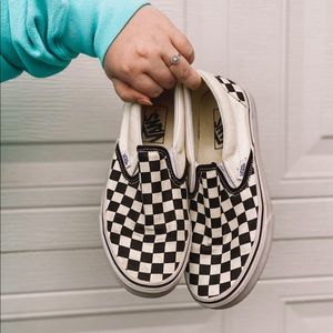 Checkered Slip-On Vans